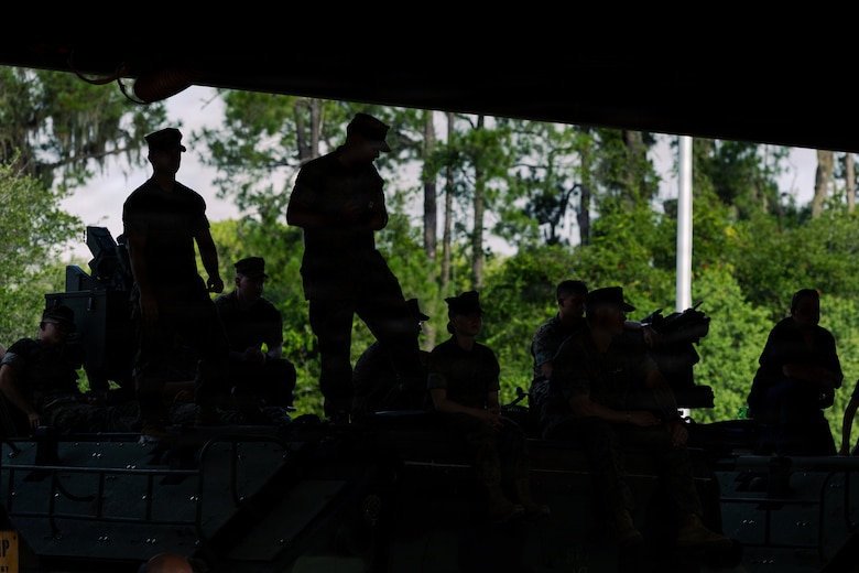4th AABn Sundown Ceremony