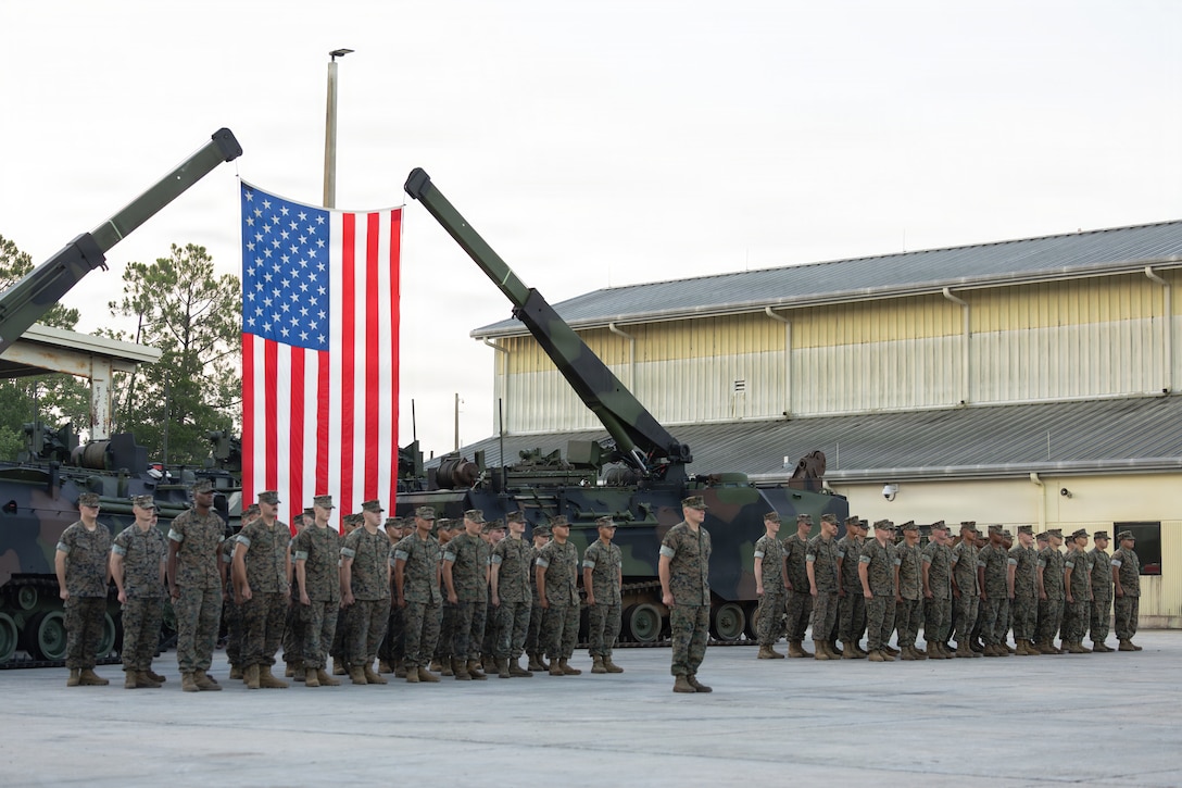 4th AABn Sundown Ceremony