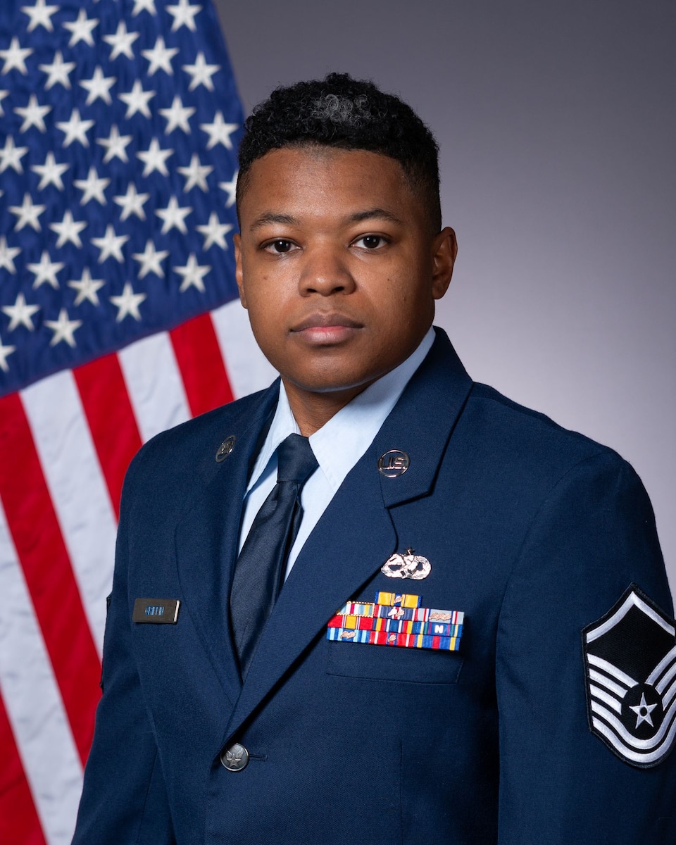 Master Sgt. Tyree Griffin is the senior enlisted leader for the Air Force Test Pilot School at Edwards Air Force Base, California.