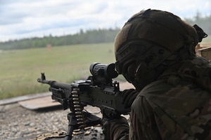 military member fires weapon