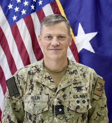 Rear Adm. Hulin Portrait - OIR