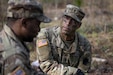 U.S. Army Chaplain (1st Lt.) Daron Miller counsels a Soldier during a Chaplain Officer Basic Course training exercise at Fort Jackson, South Carolina. Today’s Army chaplains and religious affairs specialists provide 100% confidentiality for privileged communication which occurs as a formal act of religion or as a matter of conscience. (Paul Stamps, U.S. Army Chaplain Corps)