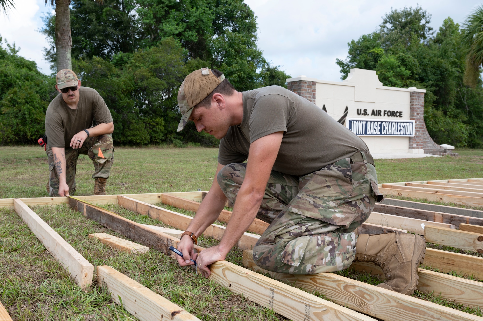 Spark to Signage: Airmen prepare Joint Base Lindsey Graham for historic renaming