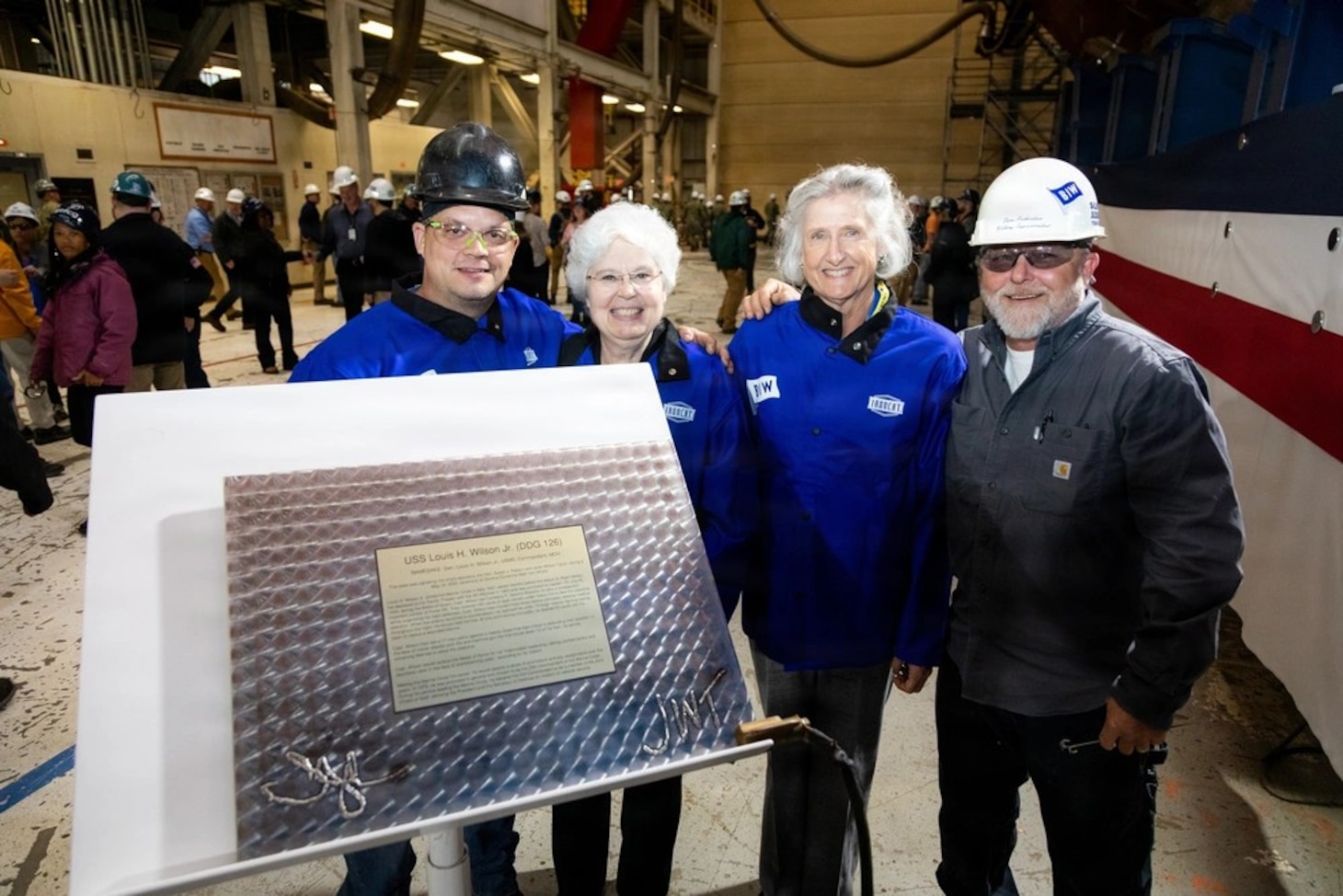 Keel Laying Ceremony of the Future USS Louis H. Wilson, Jr. (DDG 126)