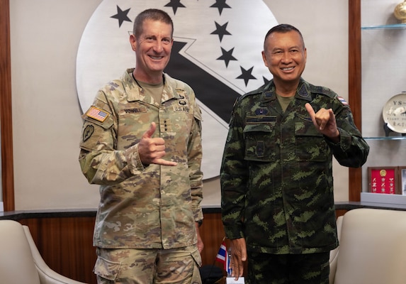 FORT SHAFTER, Hawaii— Senior leaders from the Royal Thai Army and U.S. Army Pacific met Aug. 11-12, 2026, at USARPAC headquarters to discuss priorities, resources and actions for fiscal year 2027, reinforcing the longstanding military partnership between Thailand and the
United States.