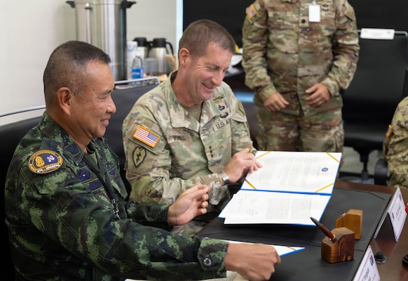 FORT SHAFTER, Hawaii— Senior leaders from the Royal Thai Army and U.S. Army Pacific met Aug. 11-12, 2026, at USARPAC headquarters to discuss priorities, resources and actions for fiscal year 2027, reinforcing the longstanding military partnership between Thailand and the
United States.