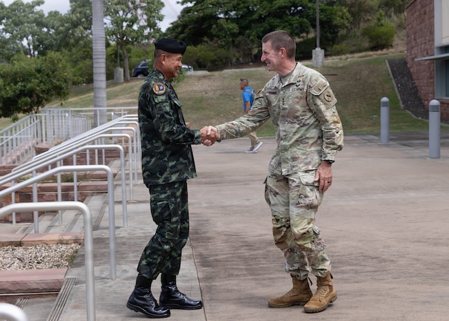 FORT SHAFTER, Hawaii— Senior leaders from the Royal Thai Army and U.S. Army Pacific met Aug. 11-12, 2026, at USARPAC headquarters to discuss priorities, resources and actions for fiscal year 2027, reinforcing the longstanding military partnership between Thailand and the
United States.