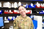 U.S. Air Force Airman 1st Class Alyssa Scruggs, 20th Medical Group pharmacy technician, poses for a Weasel of the Week portrait at Shaw Air Force Base, South Carolina, May 13, 2025. (U.S. Air Force photo by Senior Airman Mariana Tafur)