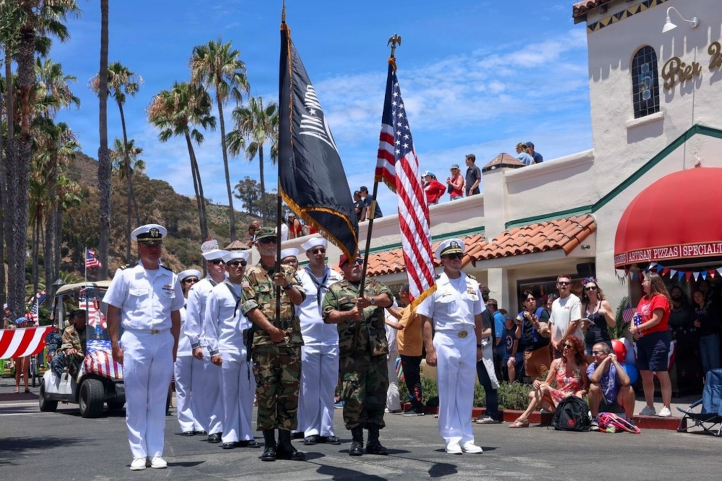 Fort Worth Visits Catalina Island for Independence Day Ceremony