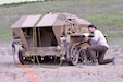 The Wiesel, a small two-person tracked weapon platform, was transported to the CMEC by CH-47 Chinook during a sling-load operation. Technical expert used X-ray systems and 3D imaging to examine the vehicle’s internal layout, functionality, and capabilities.