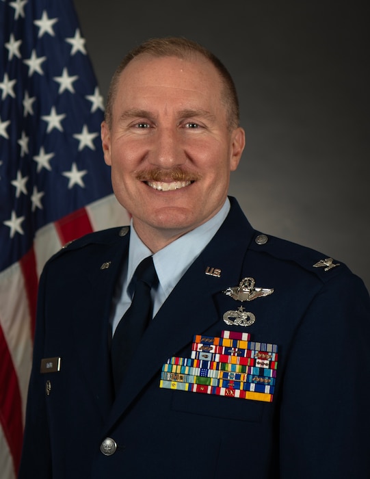The official photo for U.S. Air Force Col. Peter Ament in St. Paul, Minn., July 22, 2026.
