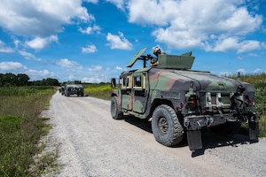 Airmen execute tactical convoy movements.