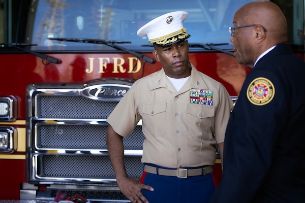 Blount Island fire station opens, bolstering emergency response for Marines and port operations