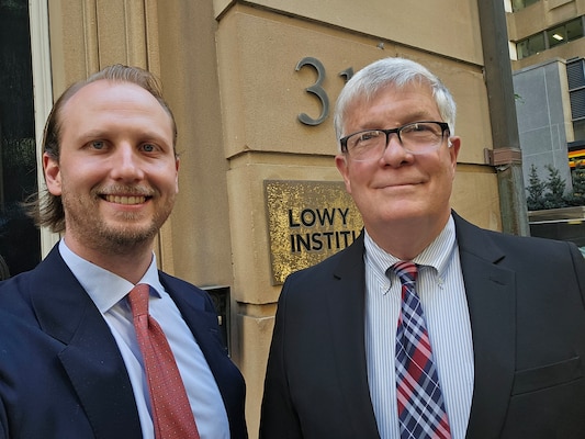 From 11-17 August, Dr. Tom Lynch (INSS) conducted research interviews and discussions in Australia - Canberra and Sydney - with government officials and think tank experts about Indo-Pacific security, the QUAD, and the U.S.-Australia strategic relationship.  His stops included one at the Lowy Institute in Sydney where he attended a policy speech by Australian Foreign Minister, Penny Wong.
