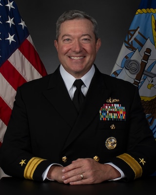 Rear Adm. Heames Bio photo