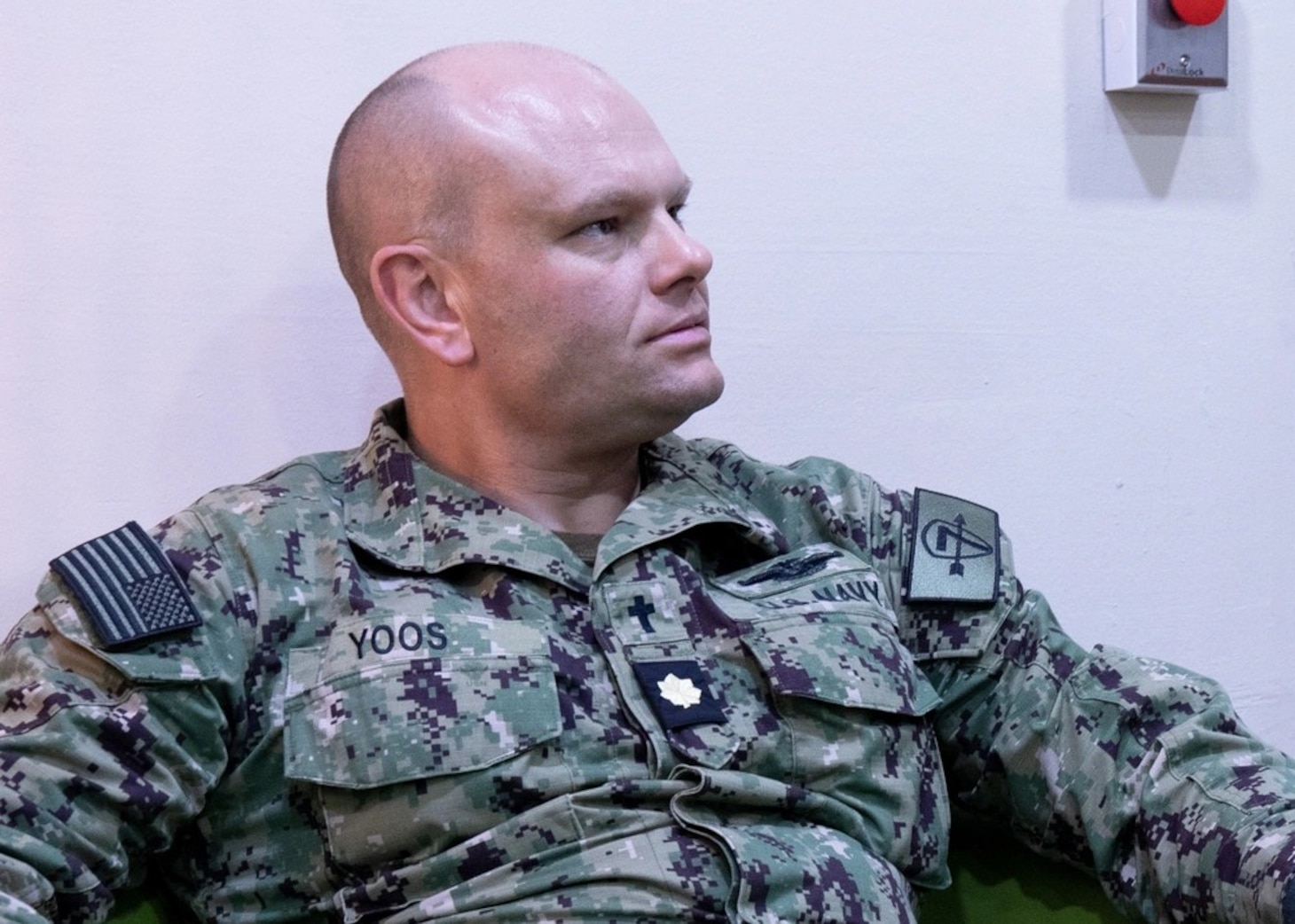 U.S. Navy Chaplain LCDR Cole Yoos