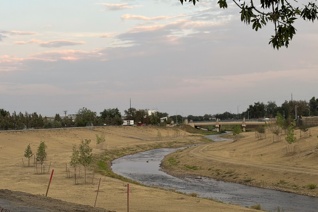 The St. Vrain Creek flood risk reduction project in Longmont, Colorado, led by the U.S. Army Corps of Engineers, Omaha District, is substantially complete.