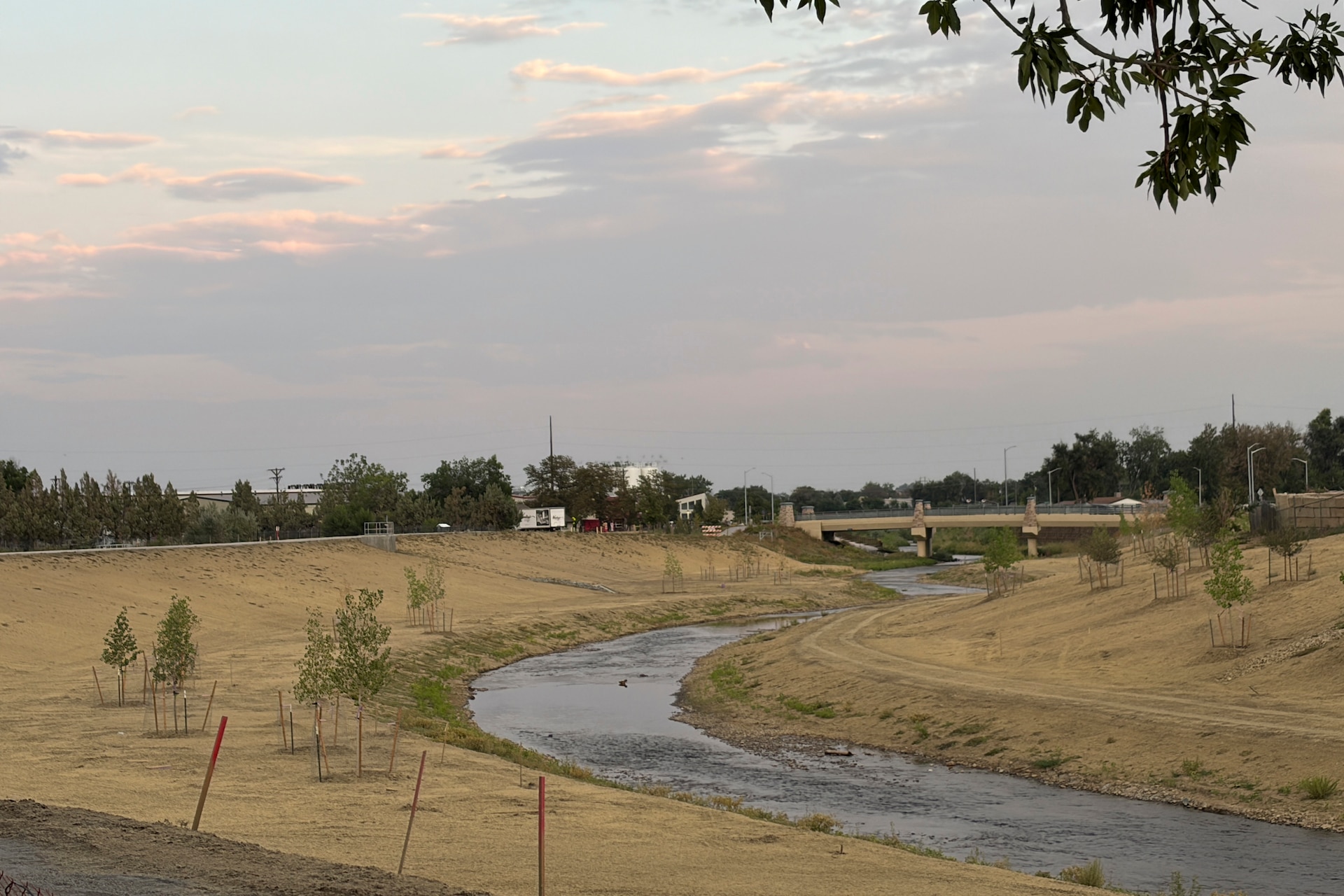 The St. Vrain Creek flood risk reduction project in Longmont, Colorado, led by the U.S. Army Corps of Engineers, Omaha District, is substantially complete.