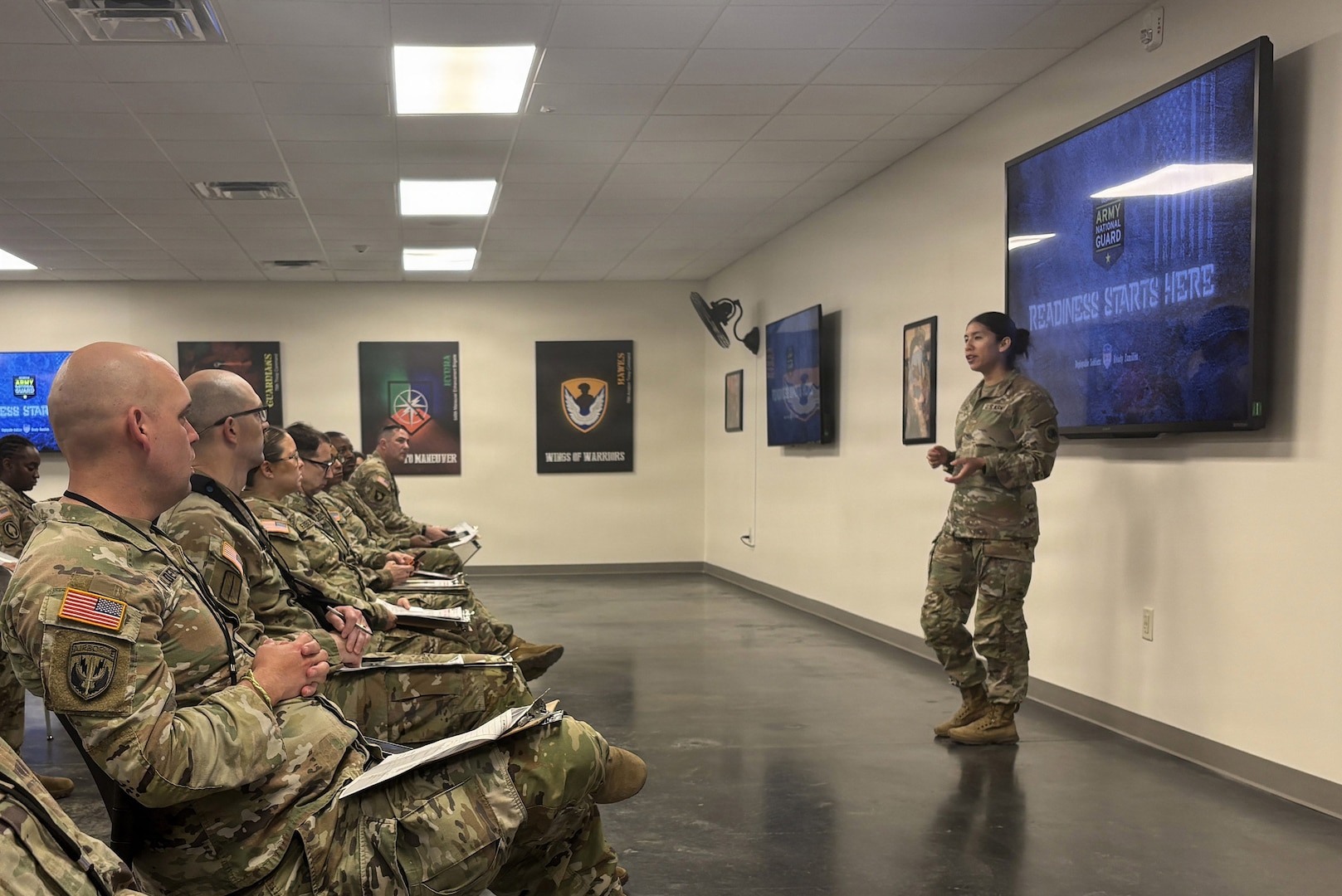 Image of the Georgia Army National Guard conducting Soldier Readiness Processing training.