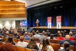 The Department of War (DoW) Manufacturing Technology (ManTech) Program marked its 70th anniversary, August 10, 2026, with a series of commemorative events at the Pentagon, including ceremonies recognizing award-winning projects and people in defense manufacturing technology from across the military service. Pictured: Keith DeVries, Director of DoW ManTech speaking at the start of the awards ceremony.
