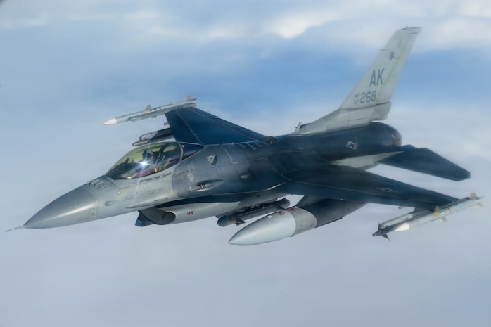 F-16 Fighting Falcon over Eielson AFB, AK