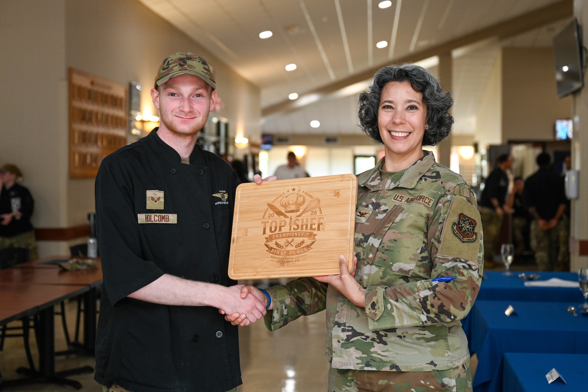 An Airman wins an award.