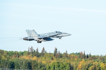CF-18 Hornet takes off from 4 Wing at Cold Lake, Alberta