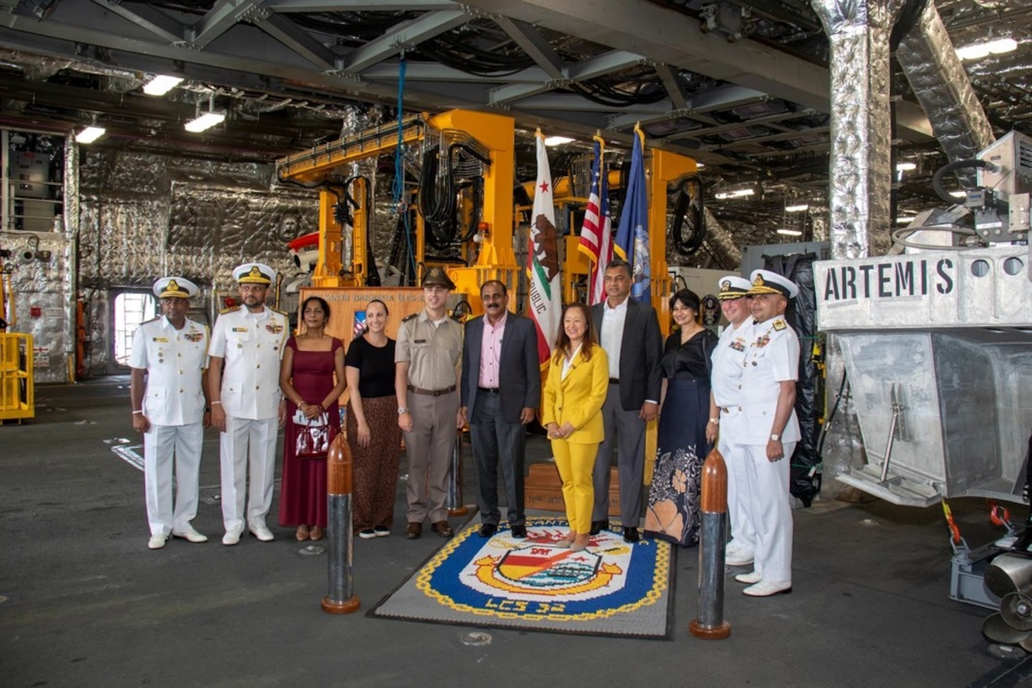 USS Santa Barbara Conducts First-Ever Visit to Colombo, Sri Lanka
