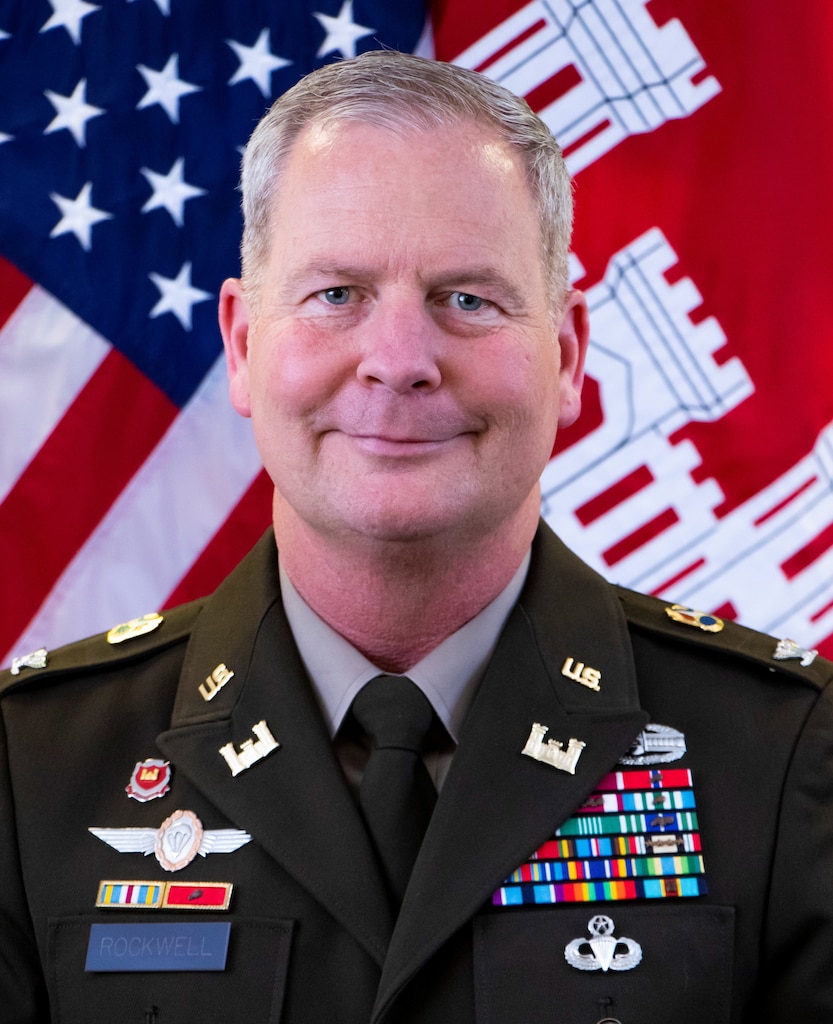 Colonel Kenneth P. Rockwell, deputy commander, U.S. Army Corps of Engineers, Southwestern Division