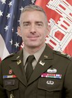 Official portrait of COL David W. Dake, Commander and District Engineer of the U.S. Army Corps of Engineers (USACE) Galveston District.