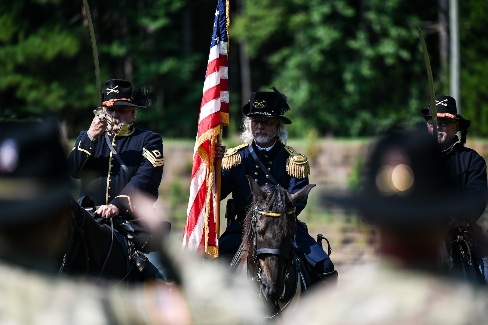 2-183rd Cavalry cases colors after more than two decades of service