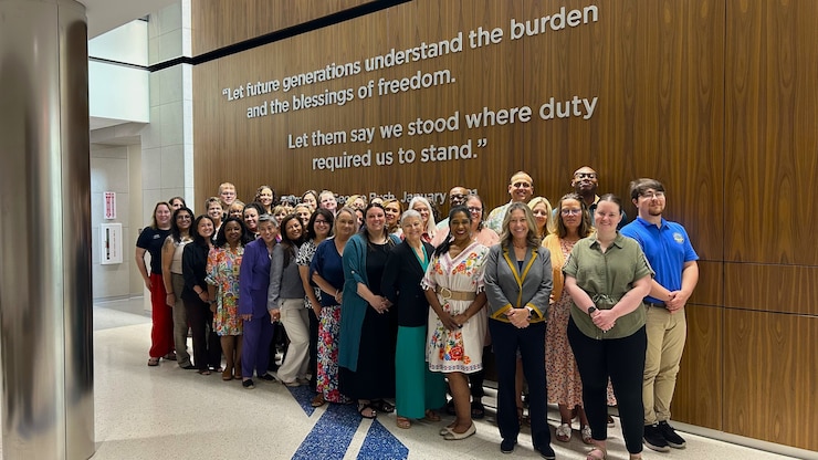 Group photo from recent AFPC/DPF training courses at Joint Base San Antonio-Randolph, Texas. (Courtesy Photo)
