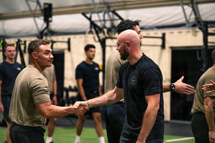 People shaking hands