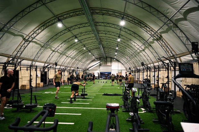 People working out