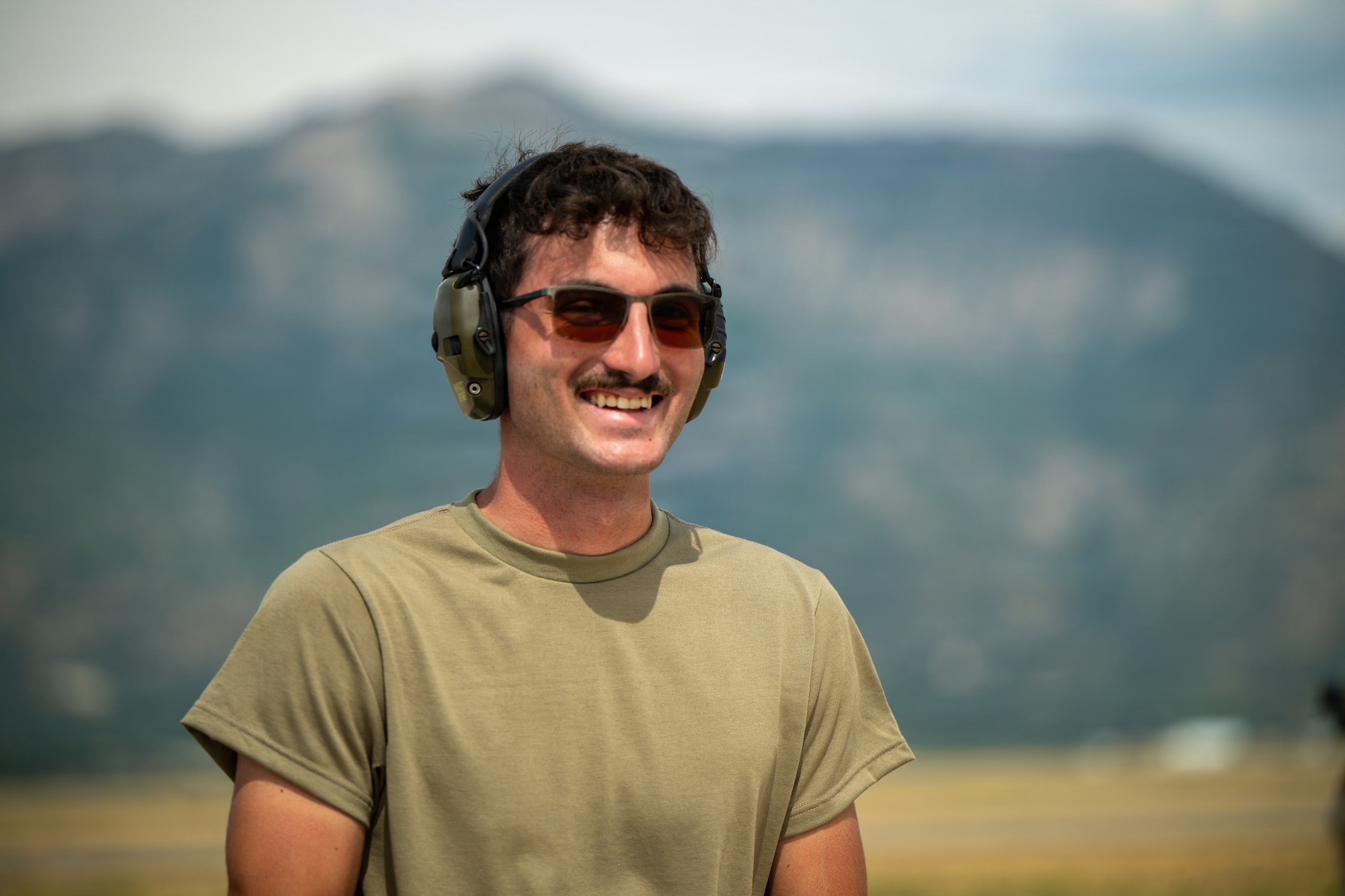 U.S. Air Force Staff Sgt. Austin Baumgardner, 325th Aircraft Maintenance Squadron F-35A Lightning II craftsman, poses for a photo during Weapons System Evaluation Program-Combat Hammer 26.07 at Hill Air Force Base, Utah, Aug. 11, 2026.
