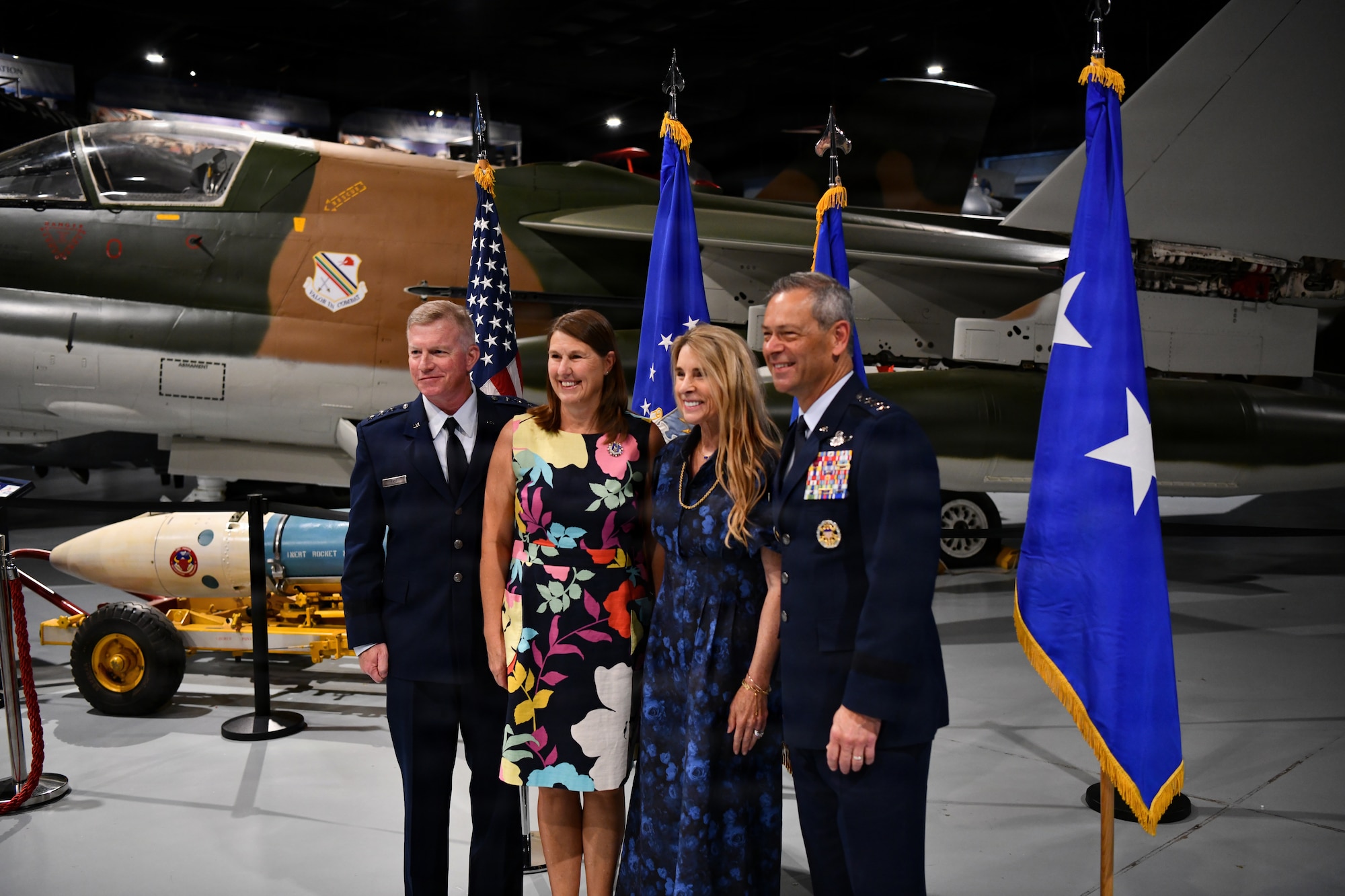 Air Force Chief of Staff poses for a group photo