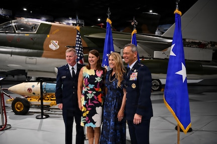 Air Force Chief of Staff poses for a group photo