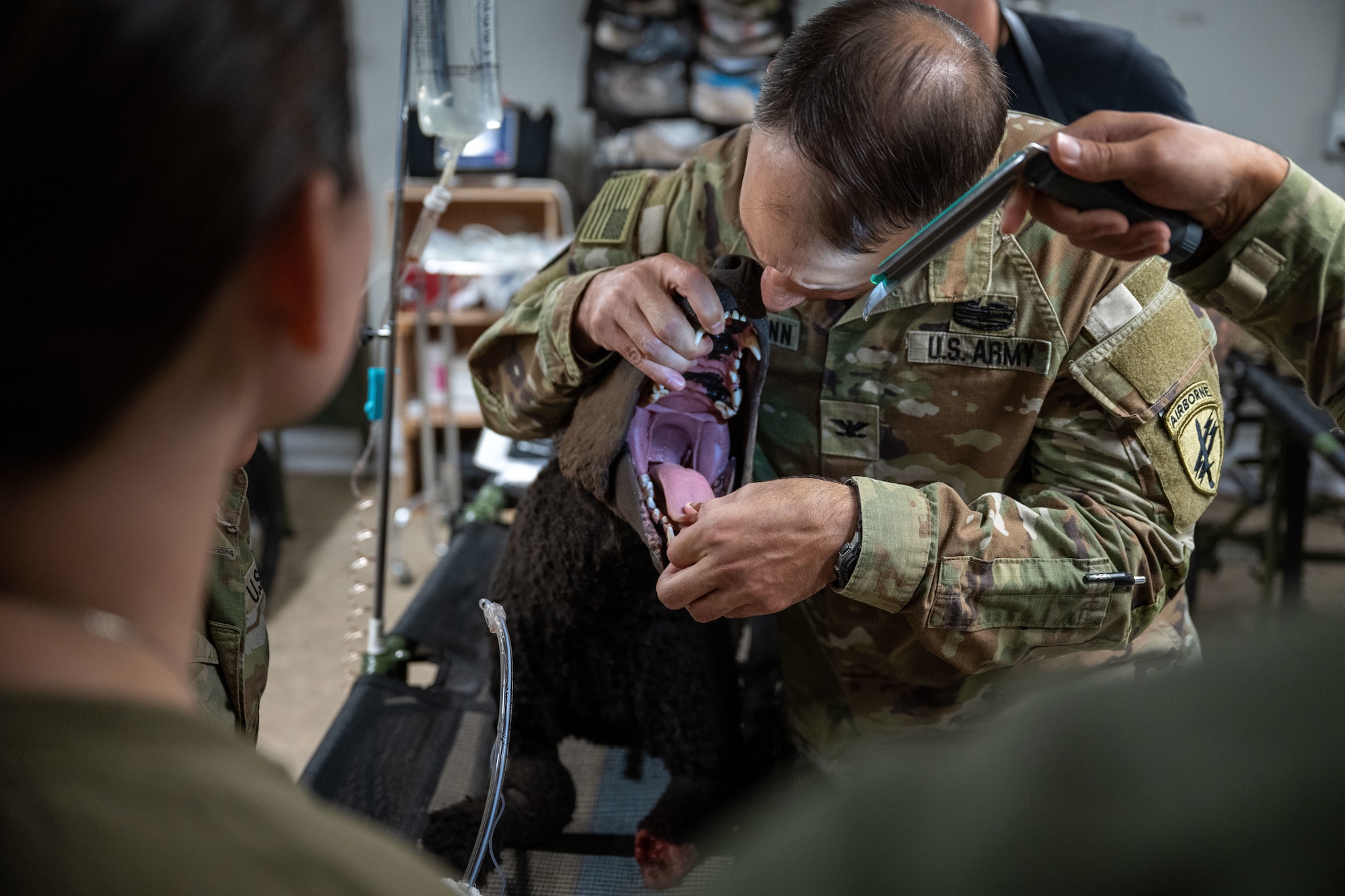 Checking airway