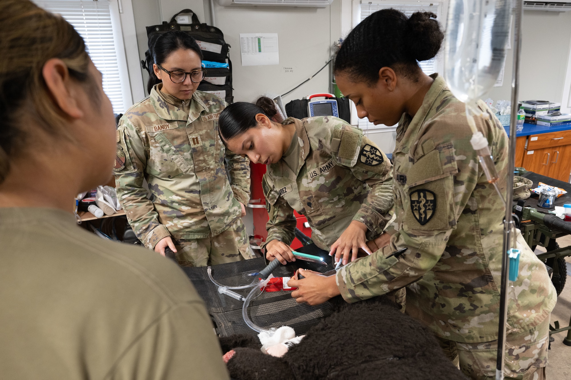 Inserting an airway