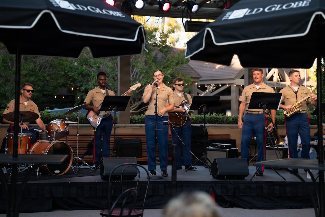 The Old Globe Theater Summer Performance by Marine Band San Diego