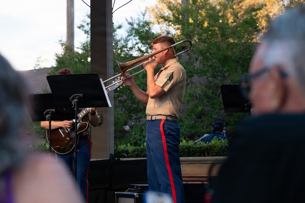 The Old Globe Theater Summer Performance by Marine Band San Diego