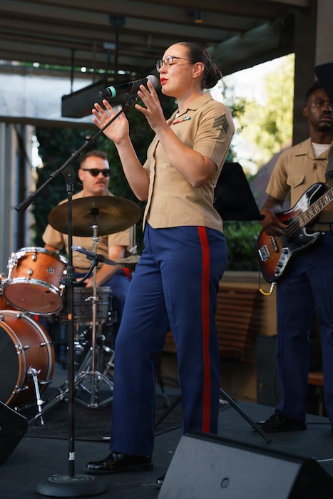 The Old Globe Theater Summer Performance by Marine Band San Diego