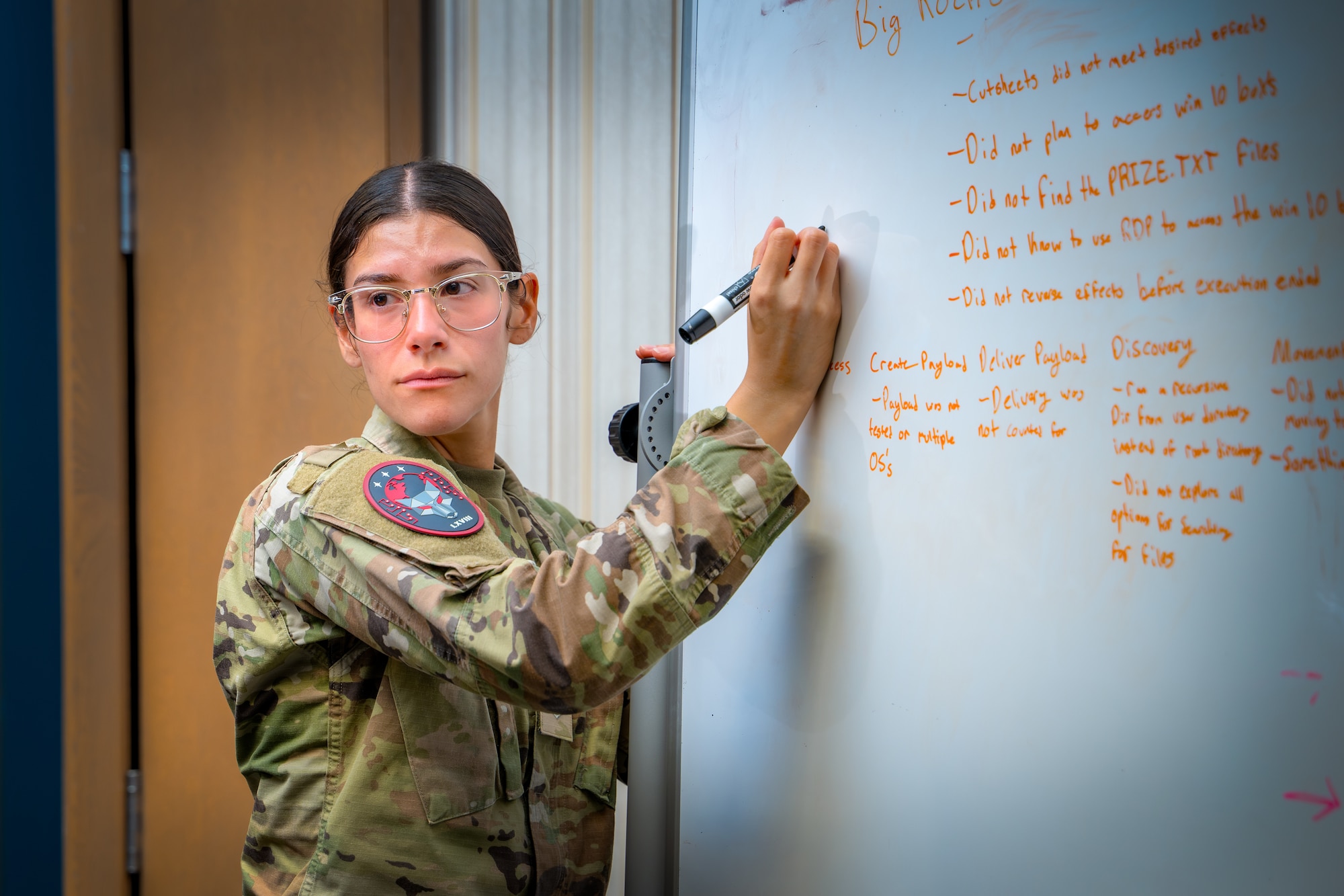 Instructor duty is critical to developing the next generation of Guardians and directly supports the readiness, professionalism, and long-term growth of the Service. 1st Lt. Christopher Lyons is stepping up to the role, having been selected to serve as an Officer Training School instructor at Maxwell AFB in Montgomery, Alabama. (U.S. Space Force photo by Dalton Prejeant)