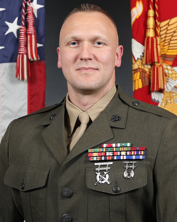 Sgt. Maj. J. C. Stewart, 1st Intelligence Battalion Sergeant Major