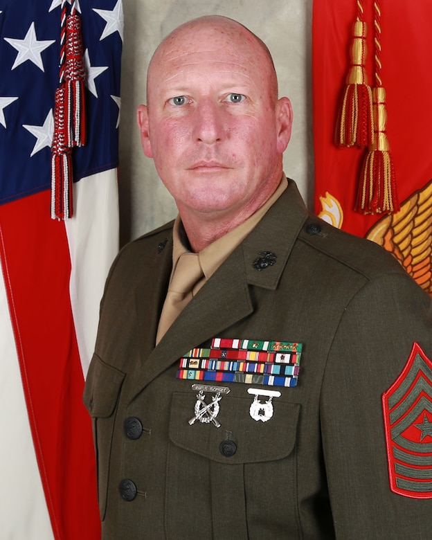 Sgt. Maj. N. A. Carrel, 9th Communication Battalion Sergeant Major