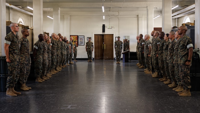 Drill Instructor School Squad Bay Procedures