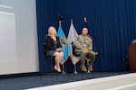 speaking to the crowd