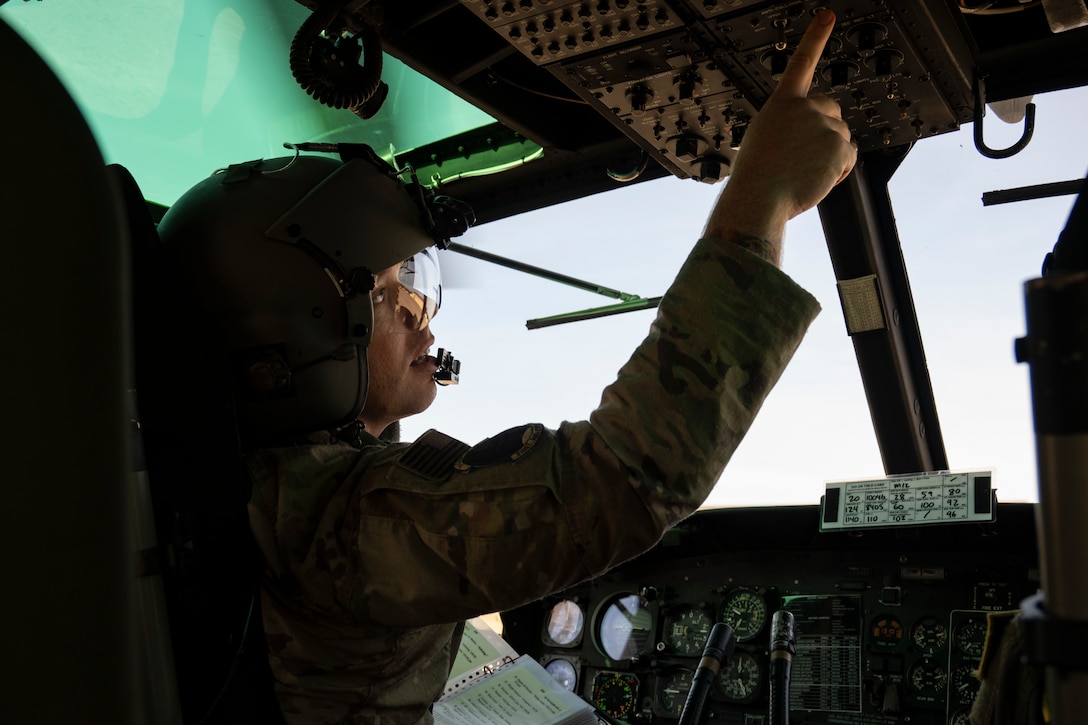 Photo of Huey pilot