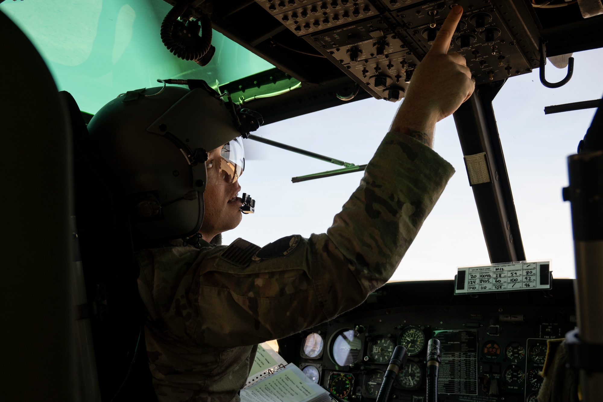 Photo of Huey pilot