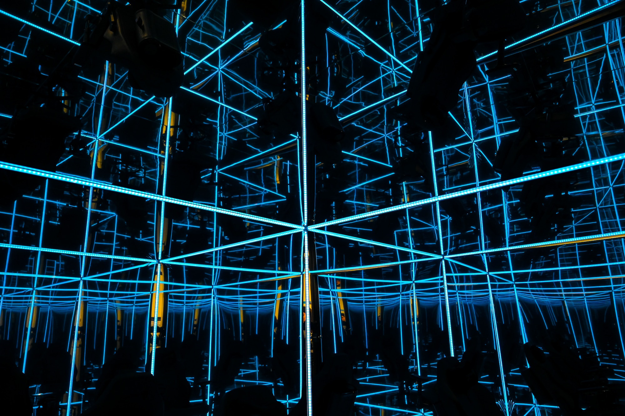 The Lumena MindGym at F.E. Warren Air Force Base, Wyoming, Oct. 30, 2024. The Lumena MindGym is a fully immersive environment made using isolation, light, reflections and sound principles to stimulate a persons neuroplasticity and enhance mental focus. (U.S. Air Force photo by Airman 1st Class Mattison Cole)